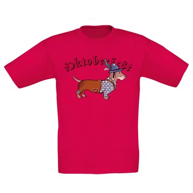 Kinder T-Shirt - Oktoberfest Dackel