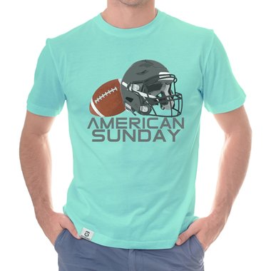 Herren T-Shirt - American Sunday