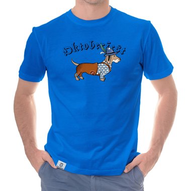 Herren T-Shirt - Oktoberfest Dackel