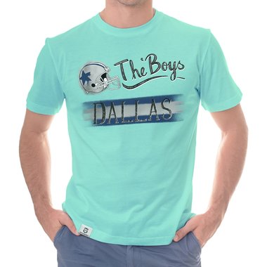 Herren T-Shirt - The Boys - Dallas trkis-grau XXXL