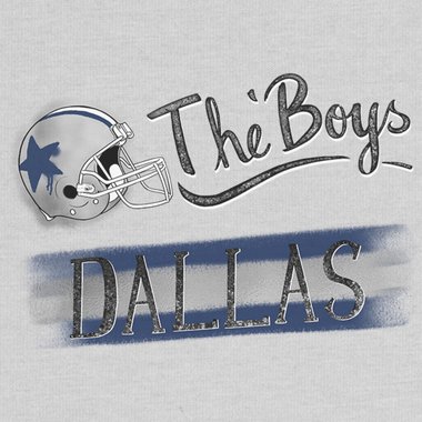 Herren T-Shirt - The Boys - Dallas trkis-grau XXXL