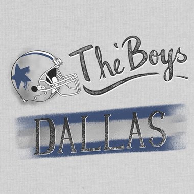 Damen T-Shirt - The Boys - Dallas saphir-grau S