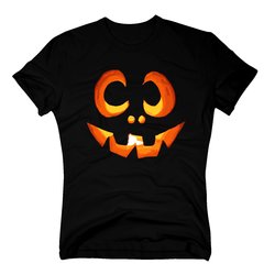 T-Shirt Halloween Krbis-Gesicht