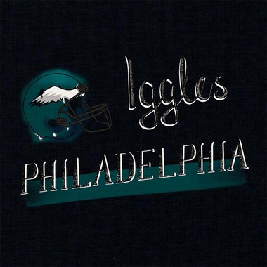 Damen T-Shirt V-Ausschnitt - Iggles - Philadelphia