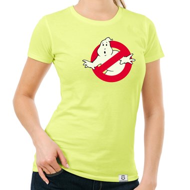 Damen T-Shirt - Ghost Busters - Glow dunkelblau-glow S