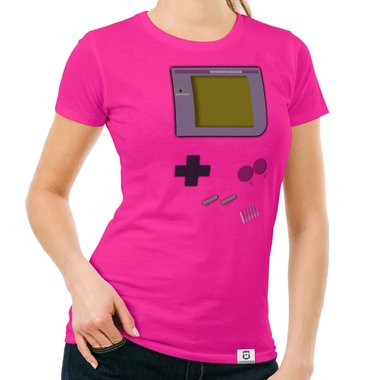 Damen T-Shirt - Gaming Classic weiss-grau XS