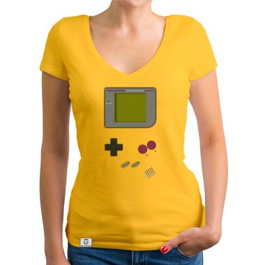 Damen T-Shirt V-Ausschnitt - Gaming Classic