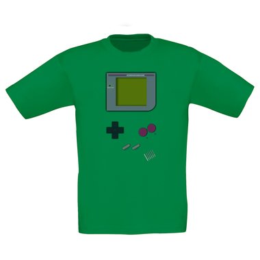 Kinder T-Shirt - Gaming Classic kellygrn-grau 98-104