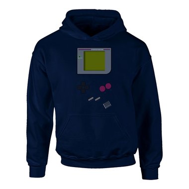 Kinder Hoodie - Gaming Classic hellgrau-grau 98-104