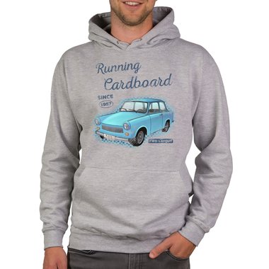 Herren Hoodie - Running Cardboard - Since 1957 schwarz-dunkelblau 5XL