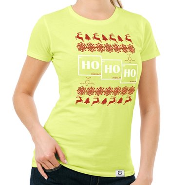 Damen T-Shirt - HO HO HO