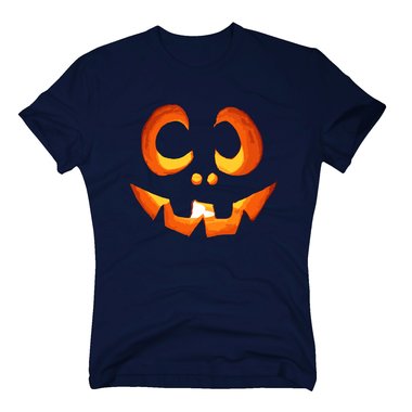 T-Shirt Halloween Krbis-Gesicht schwarz 5XL