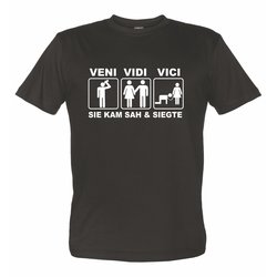 JGA Sprche - T-Shirt VENI VIDI VICI Junggesellenabschied