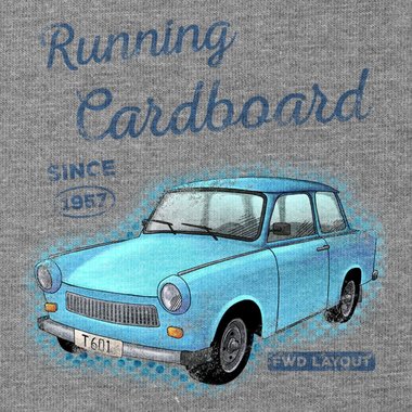 Herren T-Shirt - V-Ausschnitt - Running Cardboard - Since 1957