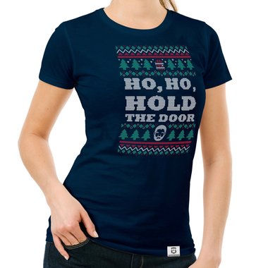 Damen T-Shirt - Ho, Ho, Hold the Door