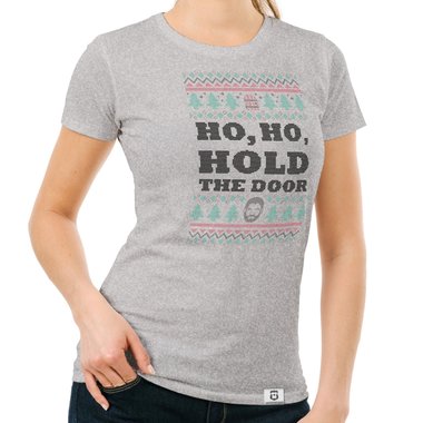 Damen T-Shirt - Ho, Ho, Hold the Door