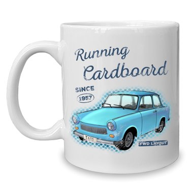 Kaffeebecher - Tasse - Oldtimer Motive Running Cardboard