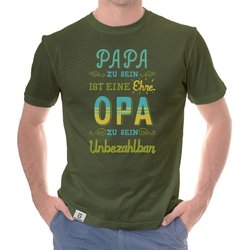 Herren T-Shirt - Opa sein - Unbezahlbar