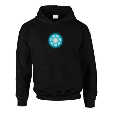 Kinder Hoodie - Arc Reactor - Stark dunkelblau-cyan 98-104