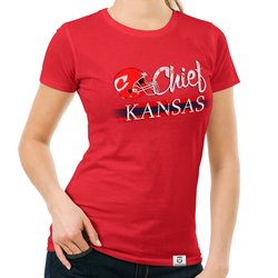 Damen T-Shirt - Chief - Kansas