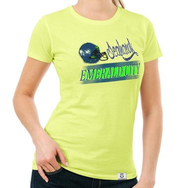 Damen T-Shirt - Seahawk - Emerald City dunkelblau-dunkelblau S