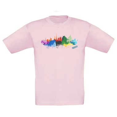 Kinder T-Shirt - Hamburg Aquarell