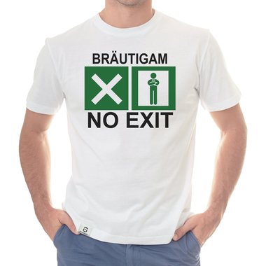 Herren JGA T-Shirt - Brutigam - No Exit