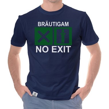 Herren JGA T-Shirt - Brutigam - No Exit