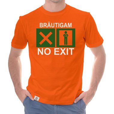 Herren JGA T-Shirt - Brutigam - No Exit