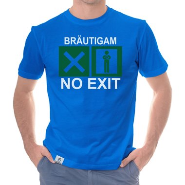 Herren JGA T-Shirt - Brutigam - No Exit