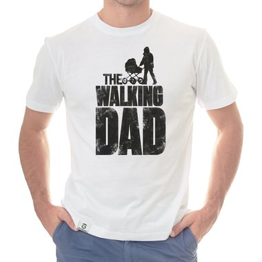 Herren T-Shirt - The Walking Dad dunkelblau-grau S