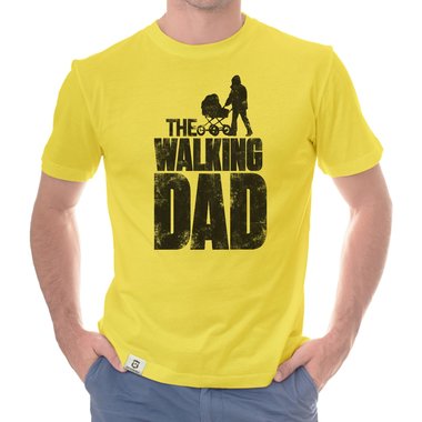 Herren T-Shirt - The Walking Dad dunkelblau-grau S