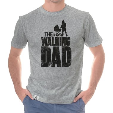 Herren T-Shirt - The Walking Dad dunkelblau-grau S