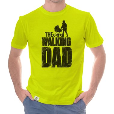 Herren T-Shirt - The Walking Dad dunkelblau-grau S