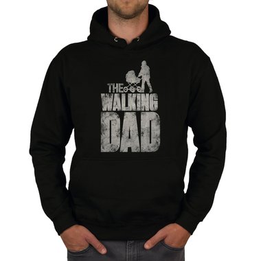 Herren Hoodie - The Walking Dad dunkelgrau-grau XS