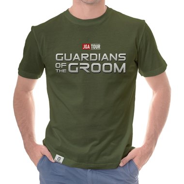 Herren JGA T-Shirt - Guardians of the Groom