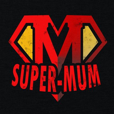 Damen T-Shirt V-Ausschnitt - Super Mum