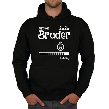 Herren Hoodie - Groer Bruder 2020 loading dunkelgrau-cyan XS