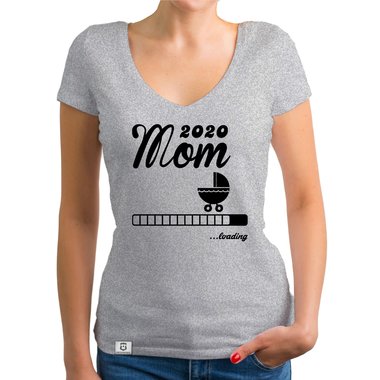 Damen T-Shirt V-Ausschnitt - Mom 2020 loading