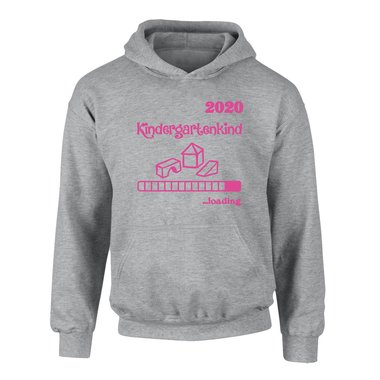 Kinder Hoodie - Kindergartenkind 2020 loading dunkelblau-fuchsia 80-92