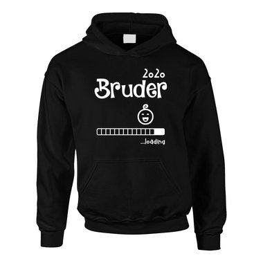 Kinder Hoodie - Bruder 2020 loading dunkelblau-cyan 80-92