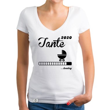 Damen T-Shirt V-Ausschnitt - Tante 2020 loading