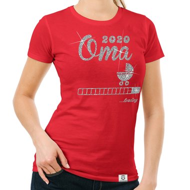 Damen T-Shirt - Oma 2020 loading weiss-schwarz XXL