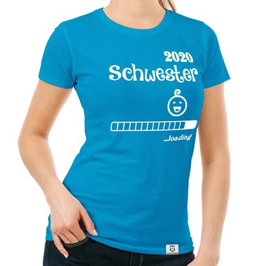 Damen T-Shirt - Schwester 2020 loading