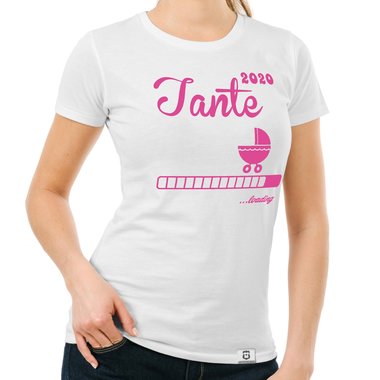 Damen T-Shirt - Tante 2020 loading dunkelblau-fuchsia S