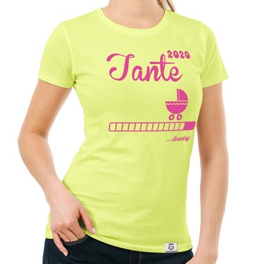 Damen T-Shirt - Tante 2020 loading dunkelblau-fuchsia S