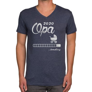 Herren T-Shirt - V-Ausschnitt - Opa 2020 loading