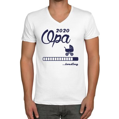 Herren T-Shirt - V-Ausschnitt - Opa 2020 loading