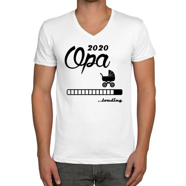 Herren T-Shirt - V-Ausschnitt - Opa 2020 loading