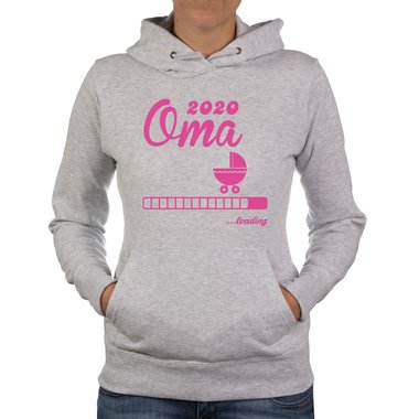 Damen Hoodie - Oma 2020 loading fuchsia-gold XS